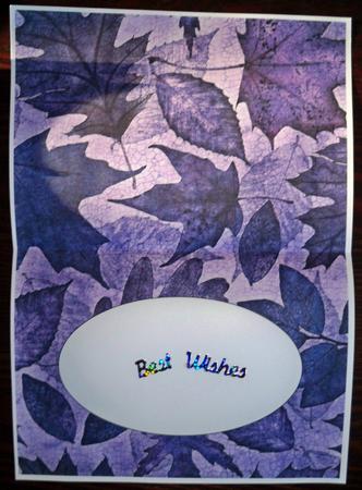 Leaf Amethyst Insert 2 by Helen Gomm