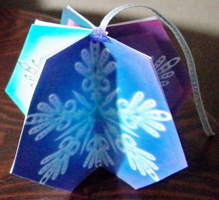 Mini 3D Snowflake E - Mini Kit by Helen Gomm