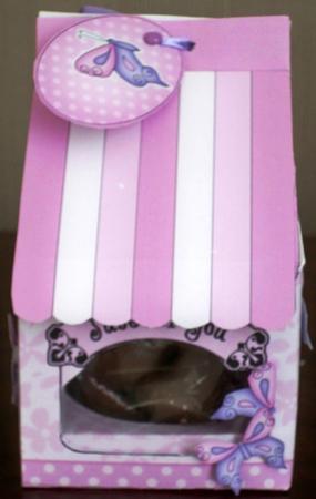 3D Butterflies Milk Carton Cupcake or Treat Box Mini Kit by Helen Gomm