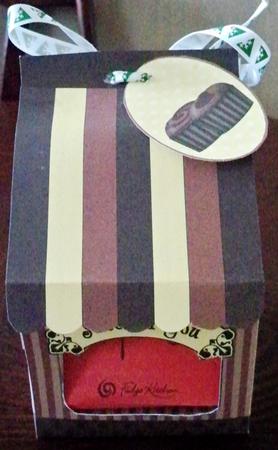 3D Chocolate Milk Carton Cupcake Treat Box Mini Kit by Helen Gomm
