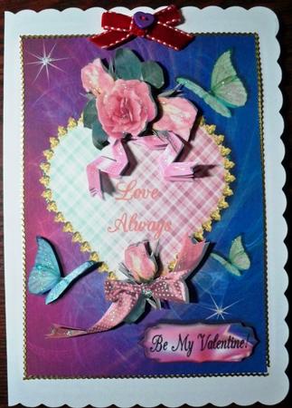 Valentine Hearts and Roses by Helen Gomm