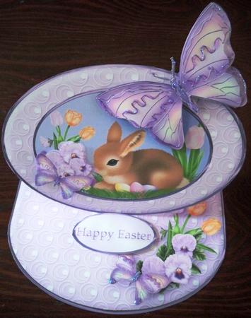 Butterfly Easter Oval Easel Mini Kit by Helen Gomm