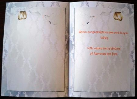 Just Married Insert by Helen Gomm