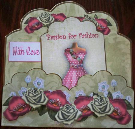 Pink Olive Poppy Passion 4 Fashion Tag Cf Mini Kit by Helen Gomm