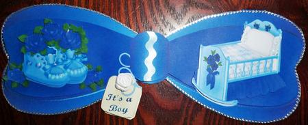 Baby Boy Bow Mini Kit by Helen Gomm