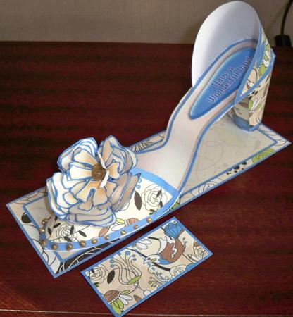 I Love Shoes Kit Birds and Flowers with 3D Rose by Helen Gomm