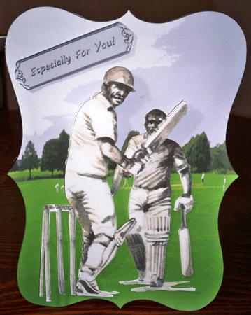 Vintage Cricket Bracket Card Kit by Helen Gomm