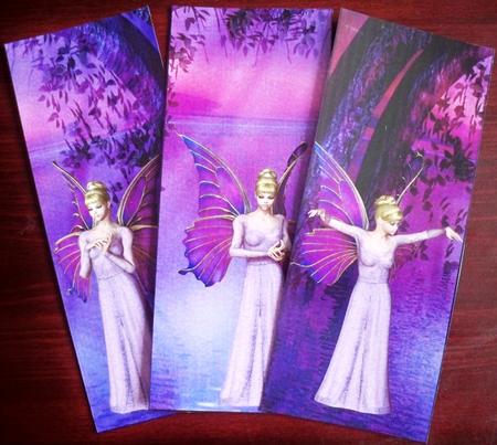 Raven Fairy Bookmarks by Helen Gomm