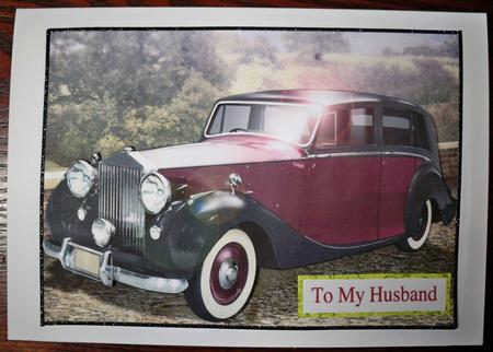 Vintage Art Deco Car (pink) by Helen Gomm