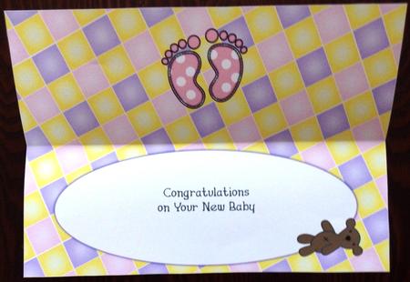 New Baby Feet Girl Large Dl Insert by Helen Gomm