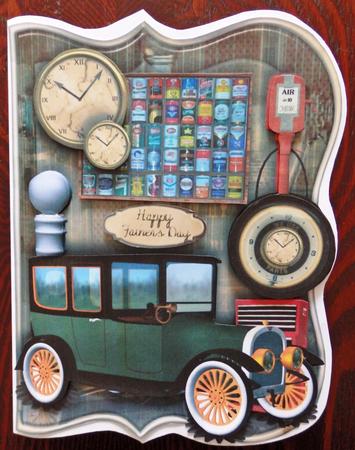 Collectibles Time Male Card by Helen Gomm