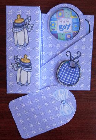 It's a Boy Box Card Mini Kit by Helen Gomm
