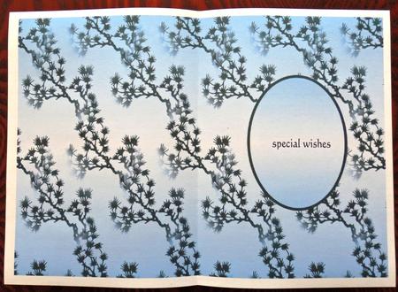 Oriental Insert Blue by Helen Gomm