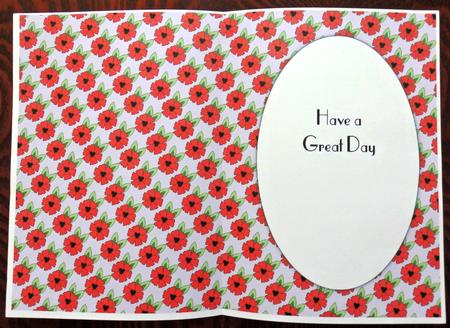 Insert for Art Deco Girl with Fan 2 by Helen Gomm