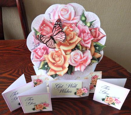 Roses & Posies Stand Alone Easel Kit - Sugar Crush by Helen Gomm