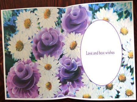 Painted Daisy Insert by Helen Gomm
