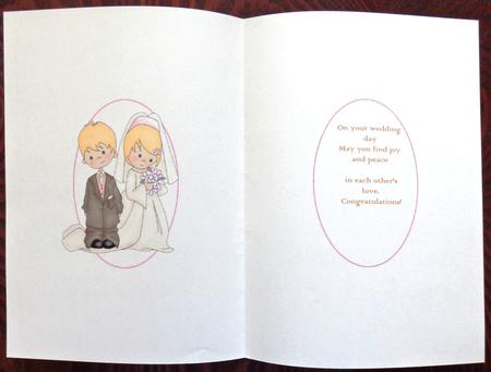 Sweet Wedding Love Insert by Helen Gomm
