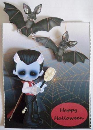 Dracula Over the Edge Sheet by Helen Gomm