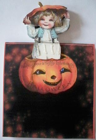 Halloween Over the Edge Card by Helen Gomm