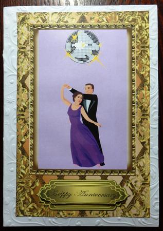 Decorative Border on Trellis Background Blank Cards Kit 10 by Helen Gomm