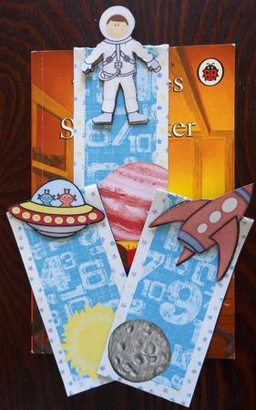 Space Explorer Magnetic Bookmarks by Helen Gomm
