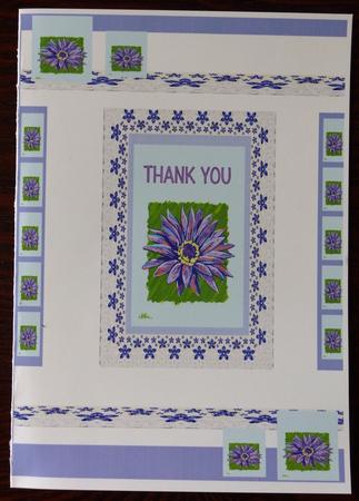 Lace Frames - Dark Blue by Helen Gomm