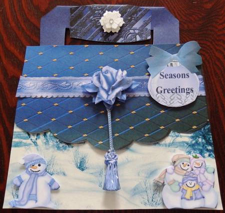 Snowscene Handbag Plus Insert by Helen Gomm