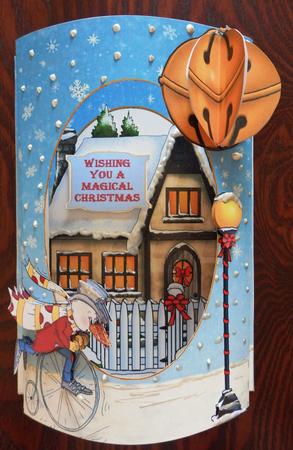 Penny Farthing Snowman by Helen Gomm