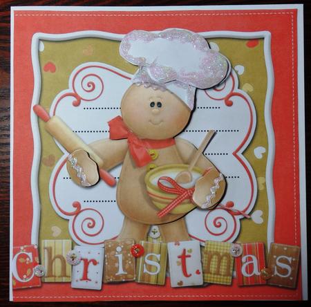 Chritmas Cookie Topper by Helen Gomm