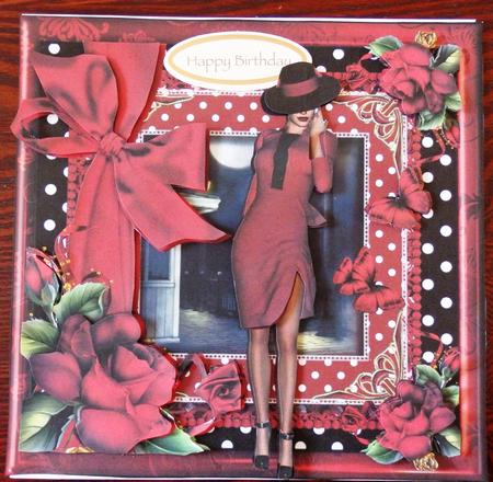 A Beautiful Evening Stroll Card Front Kit by Helen Gomm