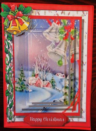 Lovely Christmas Vintage Village  by Helen Gomm