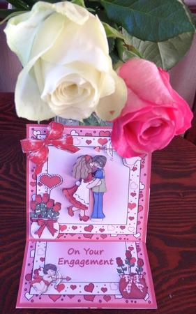 Young Love Large Easel Card Kit by Helen Gomm
