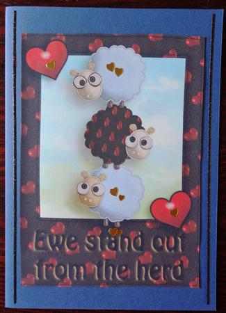 Ewe Stand Out from the Crowd by Helen Gomm