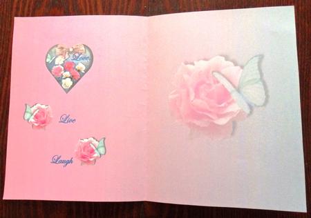 Love Live Laugh Insert by Helen Gomm