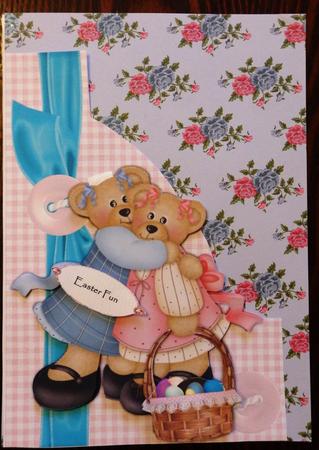 Shaped Card Easter Blessings Cute by Helen Gomm