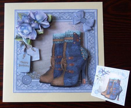 Steampunk Boots with Porcelain Roses Mini Kit by Helen Gomm