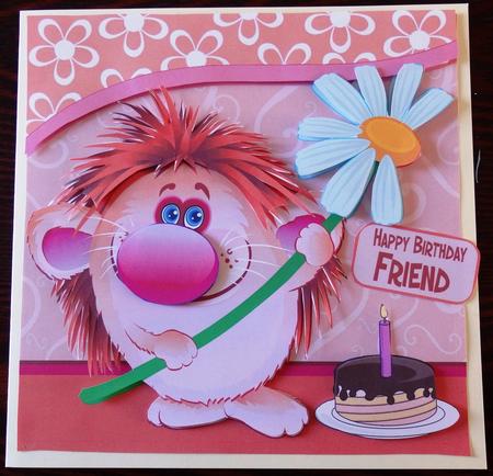 Daisy Hedgehog Birthday Mini Kit by Helen Gomm