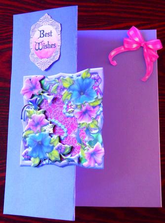 Spring Flowers Fold Back Card Kit & Envelope Featured Gallery Photo
