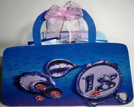 Blue Handbag Kit by Helen Gomm