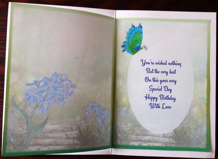 Forgetmenot Fantasy Insert by Helen Gomm
