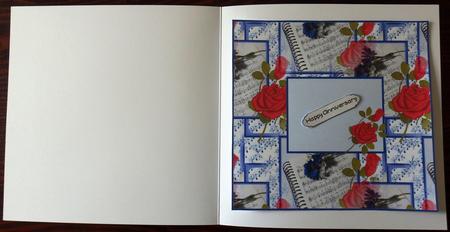 Saphire Anniversary Insert by Helen Gomm
