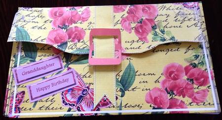 Lemon Sweetpeas 3D File Purse Mini Kit by Helen Gomm