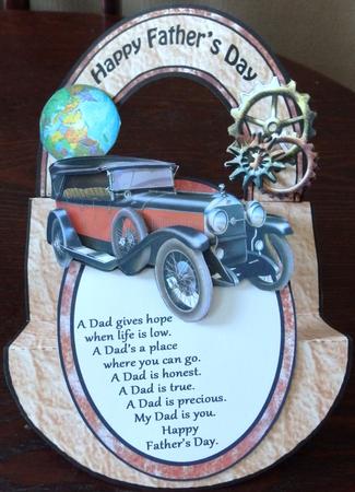 Stepper Rocker - Vintage Car (father's Day) by Helen Gomm