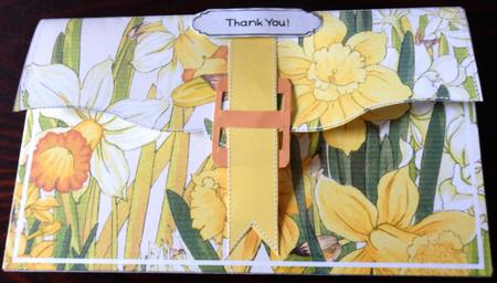 Daffodils Floral 3D File Purse Mini Kit by Helen Gomm