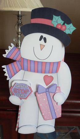 3D on the Shelf Card Kit - Santa Stop Here for Snowman Rio! by Helen Gomm