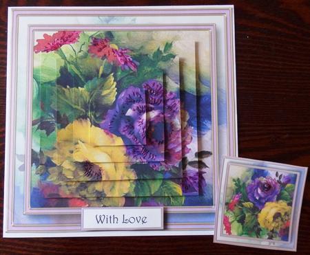 Striking Floral in Purple by Helen Gomm