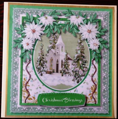 Beautiful Church in the Snow  by Helen Gomm