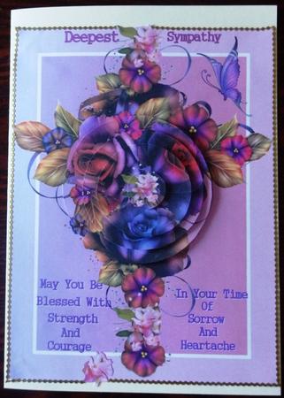 Floral Cross by Helen Gomm