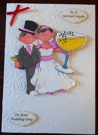 Wedding Drink Doodles Digital Stamp by Helen Gomm