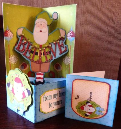 Pop Out Box Card Believe by Helen Gomm